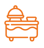 Icono representativo de servicios de catering